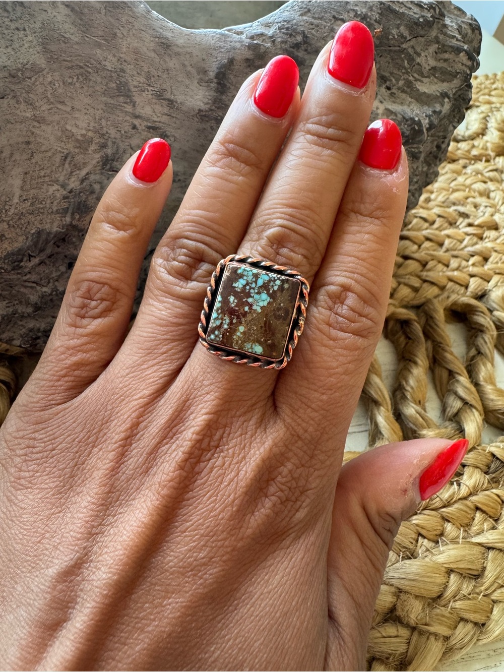 GENUINE NUMBER 8 COPPER RING